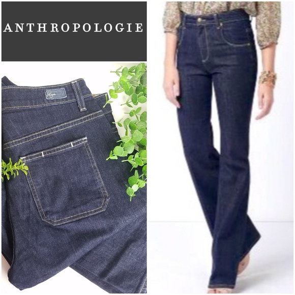 Anthropologie Denim - ANTHROPOLOGIE Paige Roxley Dark Wash Wide Leg Pant